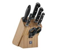 ZWILLING Professional S 7-pcs, Set de blocs couteaux, Nature