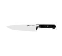 ZWILLING Couteau de Chef, Lame : 20 cm, Large Lame, Acier Inoxydable, Manche Noir, série Professional S