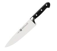 Zwilling Couteau de chef série Professional S – Lame large 20 cm, acier inoxydable, manche noir