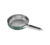 ZWILLING Pure Poêle à frire, ronde, en acier inoxydable 18/10, verte, 24 cm