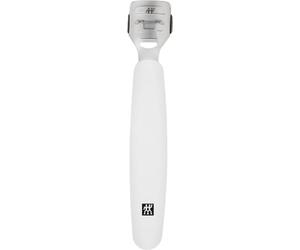 ZWILLING Rabot à callosités (Lame tranchante pour l'élimination des callosités, Manche ergonomique, 10 lames de rechange double face incluses), Premium, blanc, 140 mm