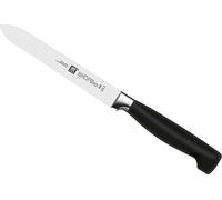 Zwilling Couteau tout usage dentelé Zwilling Four Star 13 cm Noir-acier inoxydable
