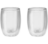 Zwilling Set 2 Pièces. Verre À Café À Double Paroi 200 Ml Tasses Sorrento, Appliqué, Multicolore, 2 Unités (Lot De 1), 2