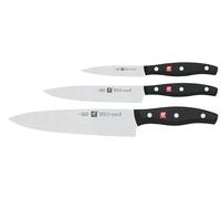 ZWILLING Set de 3 couteaux Twin Pollux – Acier inoxydable, manche noir