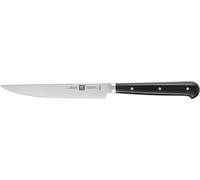 ZWILLING Couteaux à steak Set de 4 – Lames 12 cm, Acier inoxydable, Manche noir, Série Steaksets