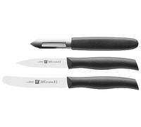 ZWILLING Set de Couteaux (3 pièces), Acier Inoxydable, série Twin Grip