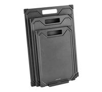 ZWILLING Set de planches à découper avec support, 4-pcs. /S/M/L, noir mat, Fibres de Bois