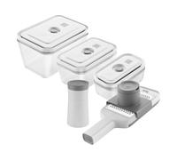ZWILLING Set râpes Z-cut & boîtes, 5-pcs. /S/M/L, gris, Plastique