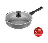 ZWILLING Terreno Plus Sauteuse avec couvercle en verre, 28 cm, Aluminium, Revêtement antiadhésif en céramique renforcée en titane