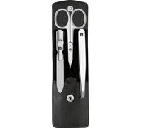 ZWILLING Trousse de manucure Classic Inox 3 pièces cuir noir
