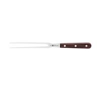 ZWILLING TWIN Gourmet Wood Fourchette à viande 18 cm, Acier formule spéciale