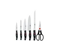 Zwilling Twin Pollux Lot de 5 couteaux + ciseaux domestiques multifonctions Noir