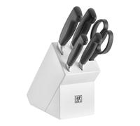 ZWILLING VIER STERNE 6-pcs, Bloc de couteaux, Blanc