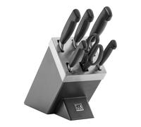 ZWILLING VIER STERNE 7-pcs, Bloc de couteaux, Anthracite