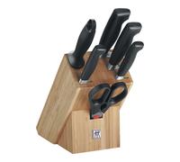 ZWILLING VIER STERNE 7-pcs, Bloc de couteaux, Nature