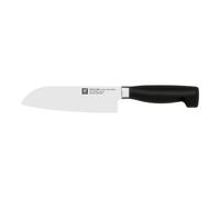 ZWILLING VIER STERNE Santoku 16 cm, Tranchant lisse