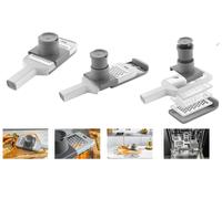 Zwilling Z Cut: Râpe Multifonctions Acier Inoxydable, 4 Inserts Interchangeable