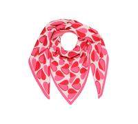 Zwillingsherz Foulard 'Halbes Herz' rose pastel / rose clair / rouge vif, Taille One Size