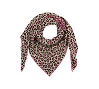 Zwillingsherz Foulard 'Leo Herzi' beige / rose / noir, Taille One Size