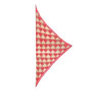 Zwillingsherz Foulard 'Lieeebe' beige / beige foncé / framboise / blanc, Taille One Size
