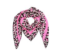 Zwillingsherz Foulard 'Love Is Love' rose / noir / blanc, Taille One Size