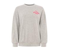 Zwillingsherz Sweat-shirt 'FEEL GOOD CLUB' gris, Taille S-M