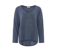 Zwillingsherz Sweat-shirt 'Positive Mind' marine, Taille S-M