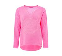Zwillingsherz Sweat-shirt 'Positive Mind' rose clair, Taille S-M