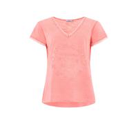 Zwillingsherz T-shirt 'Positive Mind' saumon, Taille L-XL