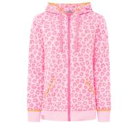 Zwillingsherz Veste de survêtement 'Hoodiejacke Soft Leo' rose, Taille S-M