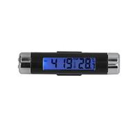Zwinner Thermomètre, Horloge de Tableau de Bord de Voiture numérique Lumineuse pour Voiture pour intérieur