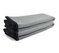 Zwipes Auto 879-2 Lot de 2 Serviettes de séchage gaufrées Professionnelles en Microfibre, 63,5 x 91,4 cm
