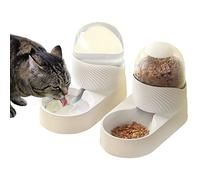 ZWMBYN Distributeur d'eau Automatique pour Chien et Chat - 2 L - Distributeur d'eau pour Chien - 100 % sans BPA - Station d'alimentation Automatique pour Chiens, Chats, Animaux domestiques - Blanc