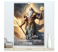 Zwölf Götter der griechischen Mythologie (hochwertiger Premium Wandkalender 2026 DIN A2 hoch), Kunstdruck in Hochglanz: Interpretation der griechischen Götter durch Künstliche Intelligenz