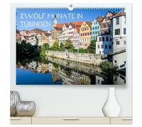 Zwölf Monate in Tübingen (hochwertiger Premium Wandkalender 2026 DIN A2 quer), Kunstdruck in Hochglanz: Die schönsten Motiven aus Tübingen