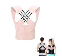 ZWOIVHE Cerviless Pro Correcteur de Posture - Soutien Dorsal pour Douleurs Nuque/Dos, Idéal Bureau/Conduite/Jeux/Ordinateur (Rose,M(90-120))