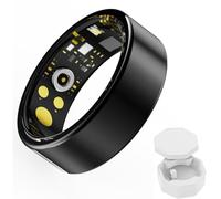 ZWOIVHE Health Tracker Smart Ring, Sleep Tracker; Smart Ring for Men and Women，no app Subscription - Noir, 9-(19mm) (Noir-1,9-(19mm))