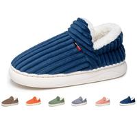 ZWOIVHE Mont Alpin Pantoufles Ultra Douillettes Unisexes，Conception En Forme De Nuage Rembourrée De Mousse À Mémoire De Forme Et Dotée D'un Traitement Antidérapant. (Blau,38-39)