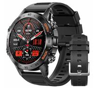 ZWOIVHE Montre Connectée Militaire Tactique Onyxus Fitforce K52 - Résistante à l'eau 5ATM, Cardio Fréquencemètre, GPS, Notifications, pour Sports Extrêmes & Aventure (BW1846C)
