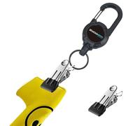 ZWOOGYM Ne perdez jamais vos clips rétractables de couvre-club de golf, vous ne perdrez jamais vos housses de club de golf pour homme et femme (noir)