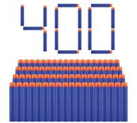 ZWOOS Fléchettes Nerf 400 pièces 7.2cm Mousse Recharge de Fléchettes pour N-Strike Mega Elite Blasters Pistolet Jouet