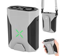 ZWOOS Ventilateur USB, Mini Ventilateur Portable, Vitesses Réglable Alimenté par USB, Ventilateur de Taille Portable pour Veste de Camping, Voyage, Pêche, Vélo Climatisation