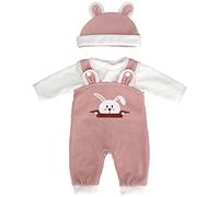 ZWOOS Vêtement pour Poupées 35-43 cm, Tenues Mignonnes avec Chapeau pour Poupées, Compatible avec Baby Born, Baby Annabell, Nenuco et Plus