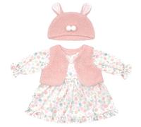 ZWOOS Vêtements de Poupée 50-55 cm, Ensemble Gilet et Jupe Rose Compatible avec New Born Baby de Poupée, Cadeaux pour Filles, Enfants