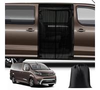 ZWPARTS Moustiquaire Magnétique Personnalisée pour 2016-2025 Citroën Jumpy pour Porte Latérale, Moustiquaire Van pour Porte Latérale, Moustiquaire avec Fermeture éclair sur Porte Centrale