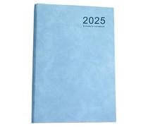 Zwpontia Calendrier 2025 - 340 pages - Agenda journalier - Organiseur de productivité - Semainier et annuel - Pour travailleurs