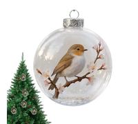 Zwpontia Décorations de Noël en forme d'oiseaux, pendentifs artificiels portables - Boule décorative de Noël, pour Thanksgiving, fête d'anniversaire, salon, dortoir, appartement, chambre à coucher