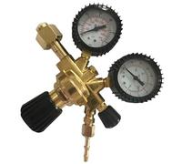 Zwpontia Jauge d' | Régulateur de pression de dioxyde de carbone | Compteur de pression d', jauges à double échelle, outil de soudage pour connexion d'entrée