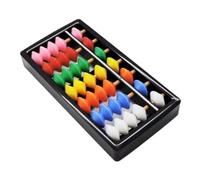 ZWQXZX Abacus Jeu Boulier Pratique for L'apprentissage des Mathématiques, À 5 Perles, Adapté Aux Écoles Et Jardins d'enfants Aide au Calcul