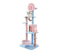 ZWQXZX Griffoir Arbre À Grimper pour Chat Chat Escalade Cadre Arbre Tour Quatre Saisons Universel Villa Griffoir Bonbons Jouets Activité Support